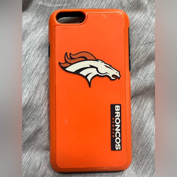 Denver Broncos IPhone 6s/7/8 Impact Dual Hybrid Case - Picture 1 of 11